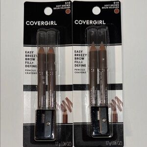 COVERGIRL Brow Fill & Define Pencils - Soft Brown x 2